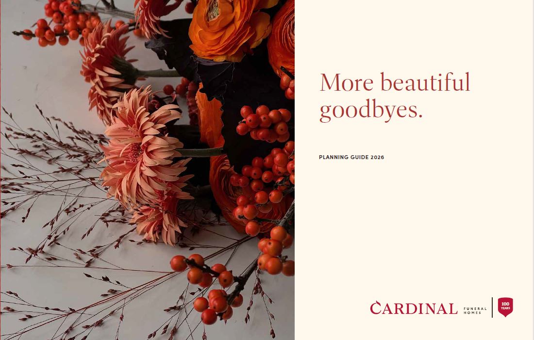 Cover of Cardinal Funeral Homes 2026 Planning Guide