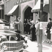 Leaving Funeral Home 1955